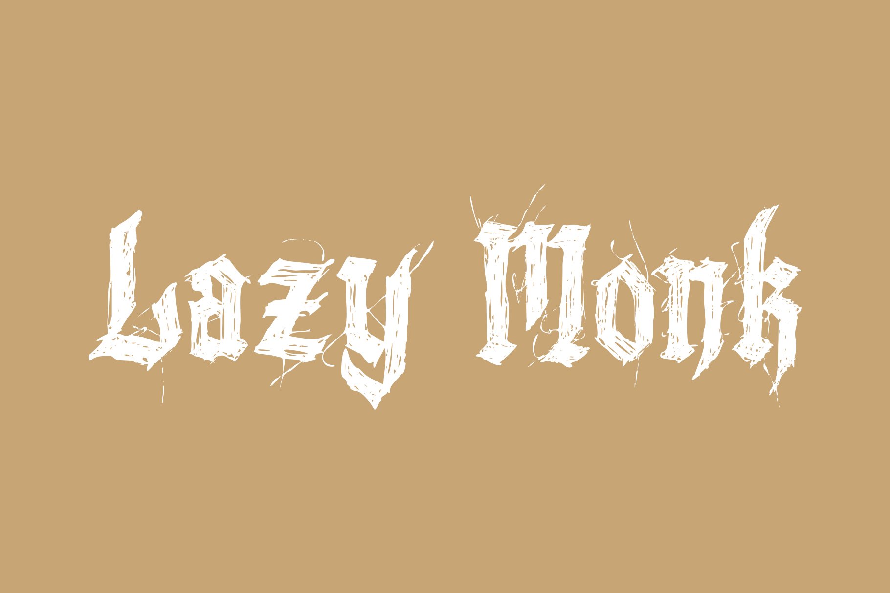 Lazy Monk cover image.
