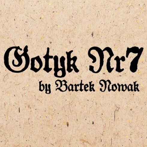 Gotyk Nr7 cover image.