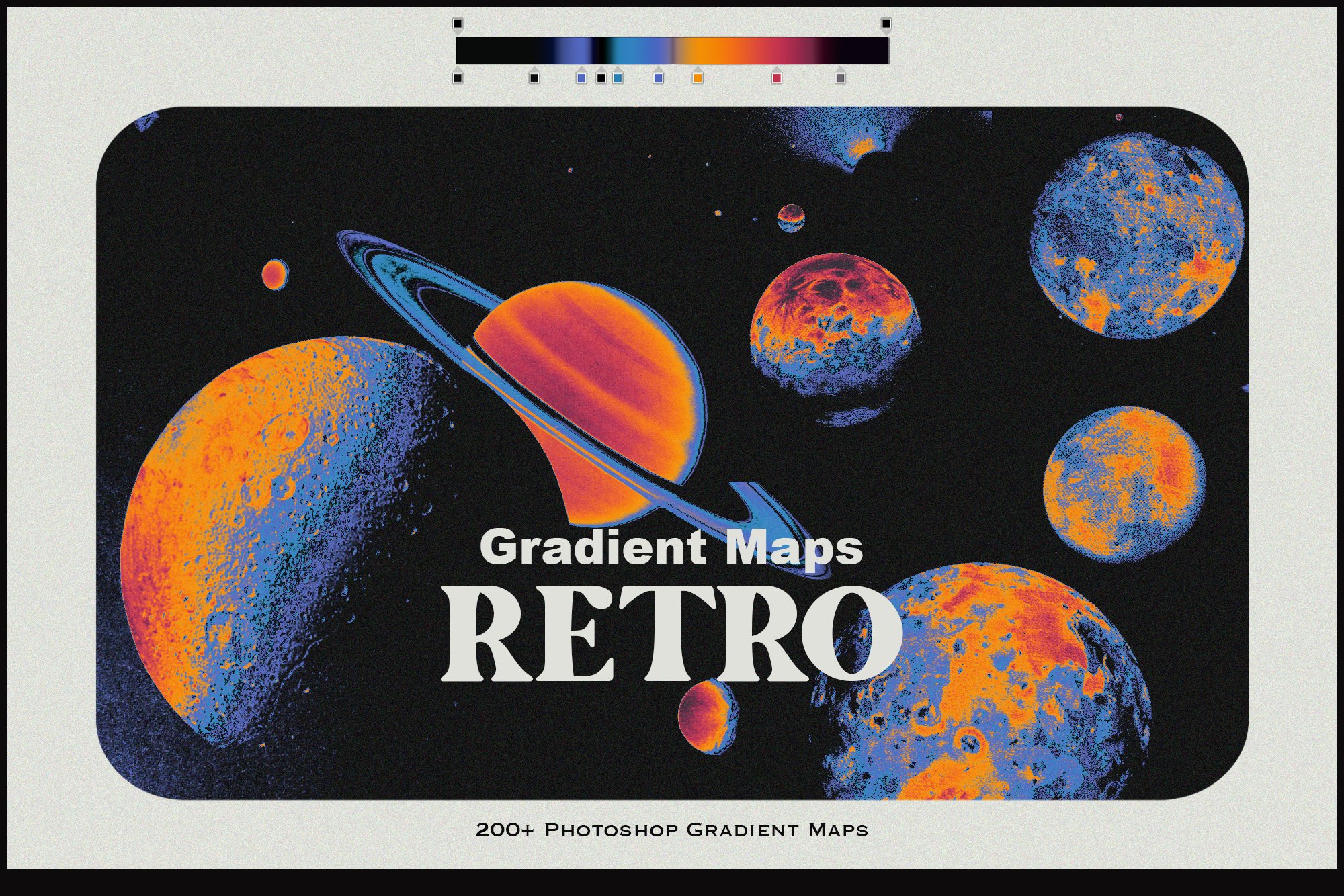 SALE! Retro Gradient Maps 200+cover image.
