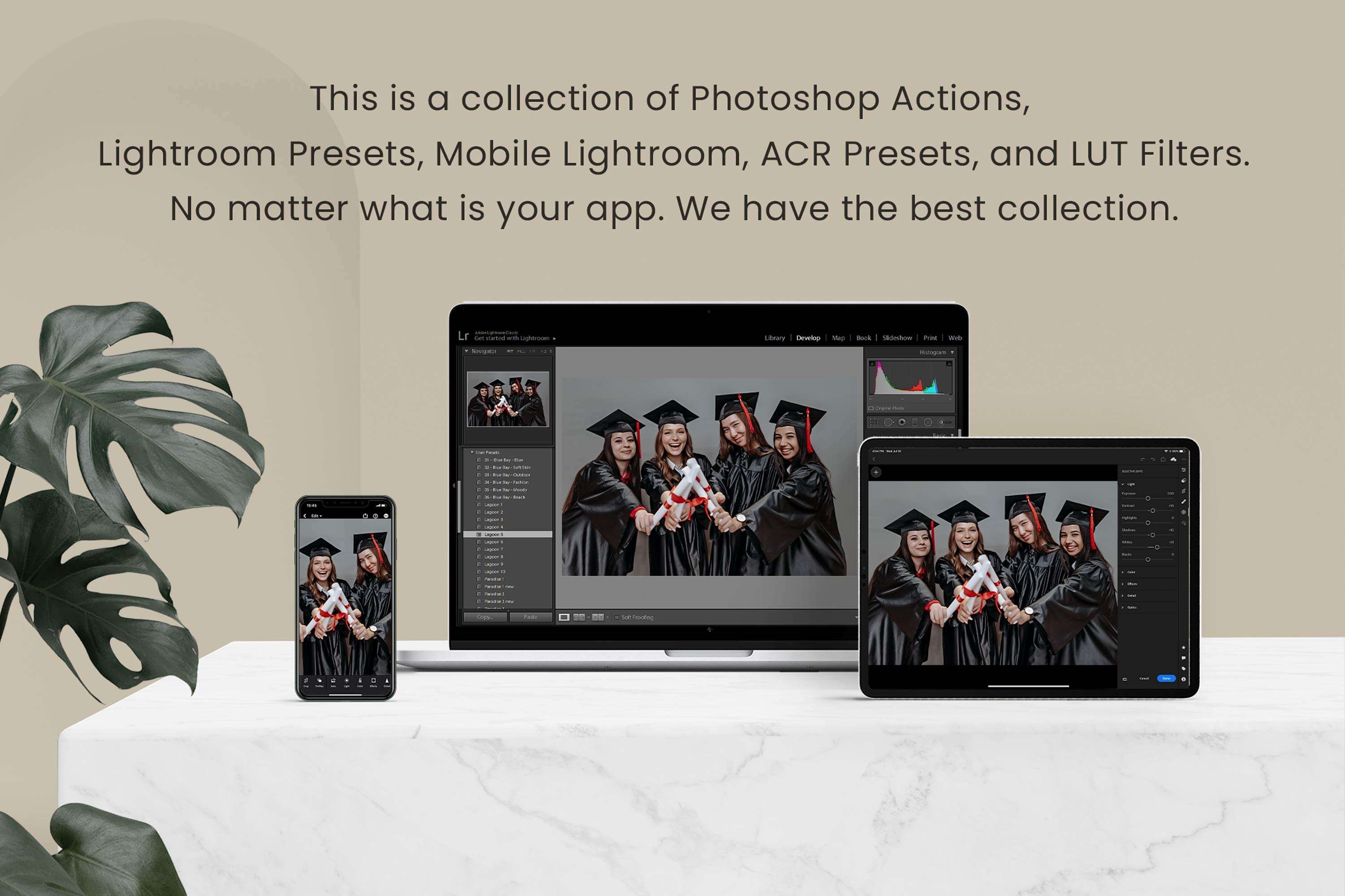 Graduation Lightroom Presets Desktoppreview image.