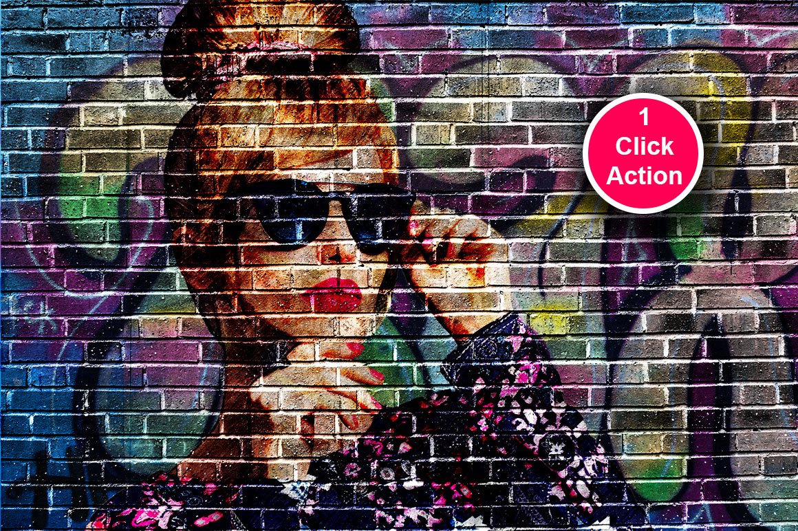 Graffiti Art Photoshop Actionpreview image.