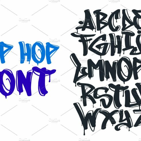 Hip Hop Graffiti Font cover image.