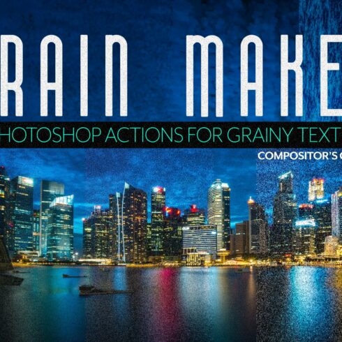 14 Photoshop Grain Texture Actionscover image.