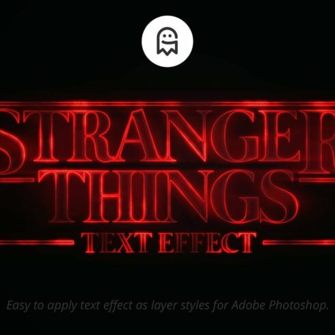 Stranger Things Text Effectcover image.