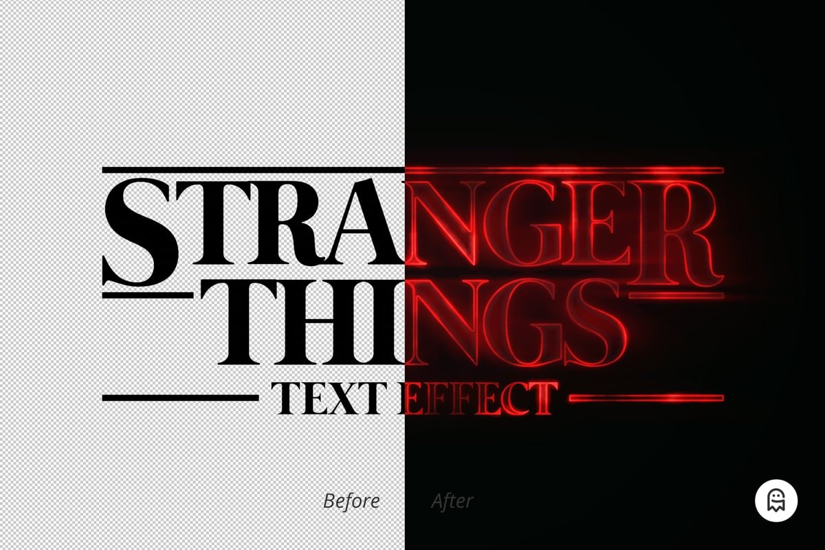Stranger Things Text Effectpreview image.