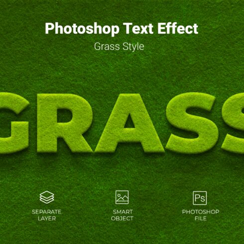 Grass Psd Text Style Effectcover image.