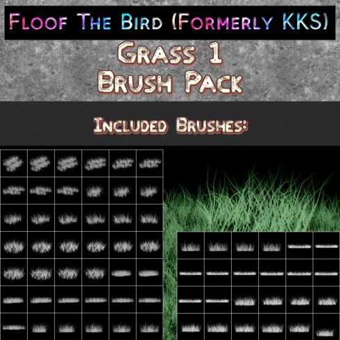 Grass 1 brush set by FloofTheBirdcover image.