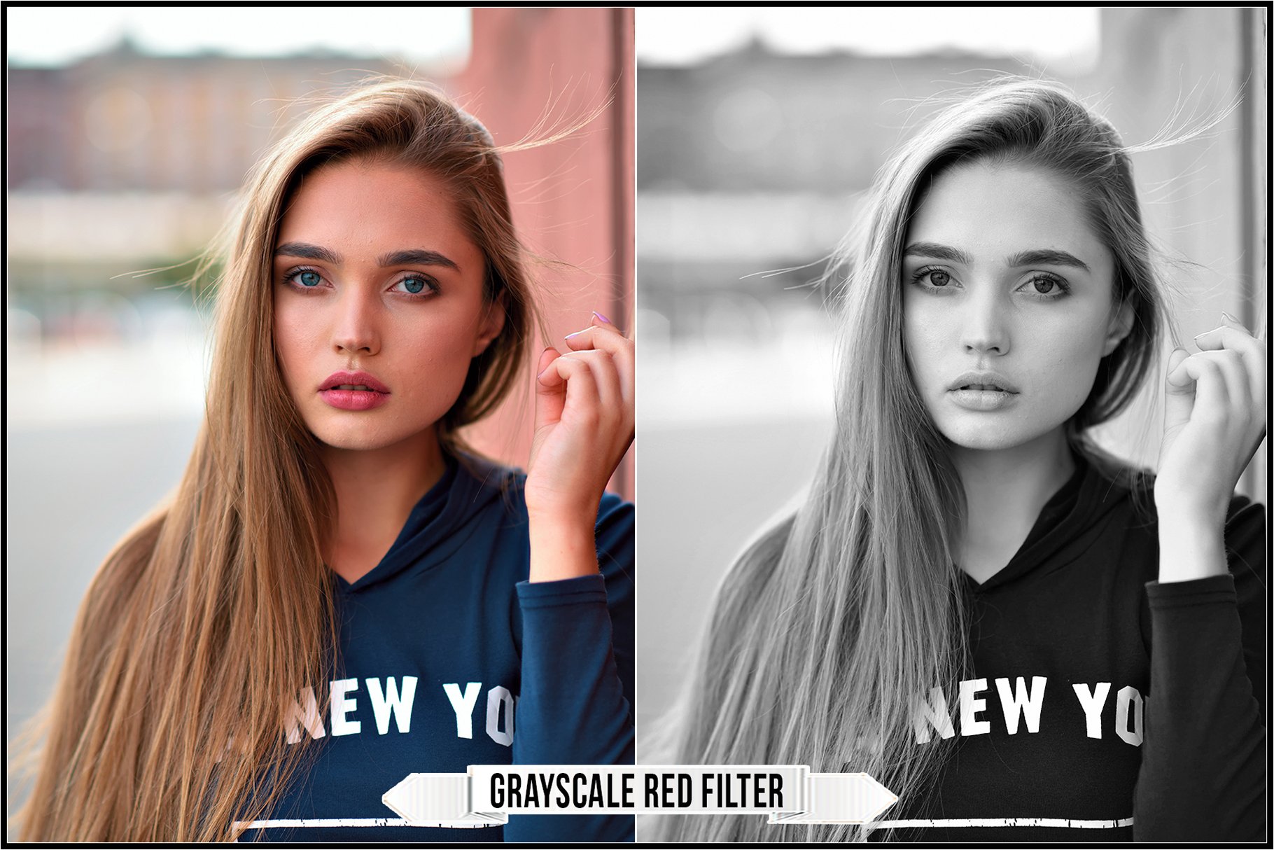 grayscale red filter 989