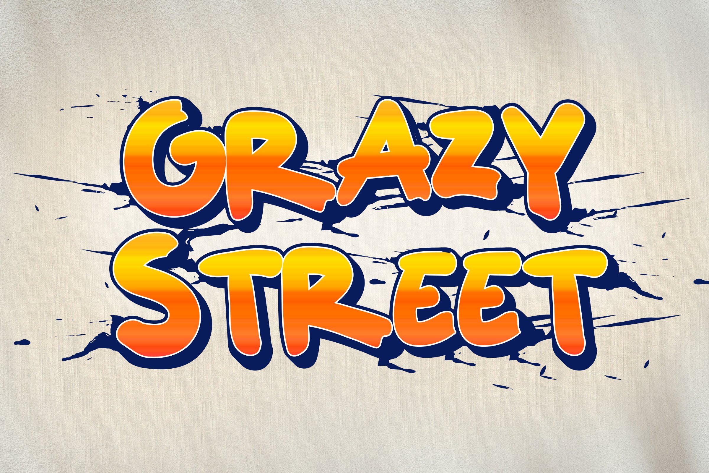 Grazy Street - Display Font cover image.
