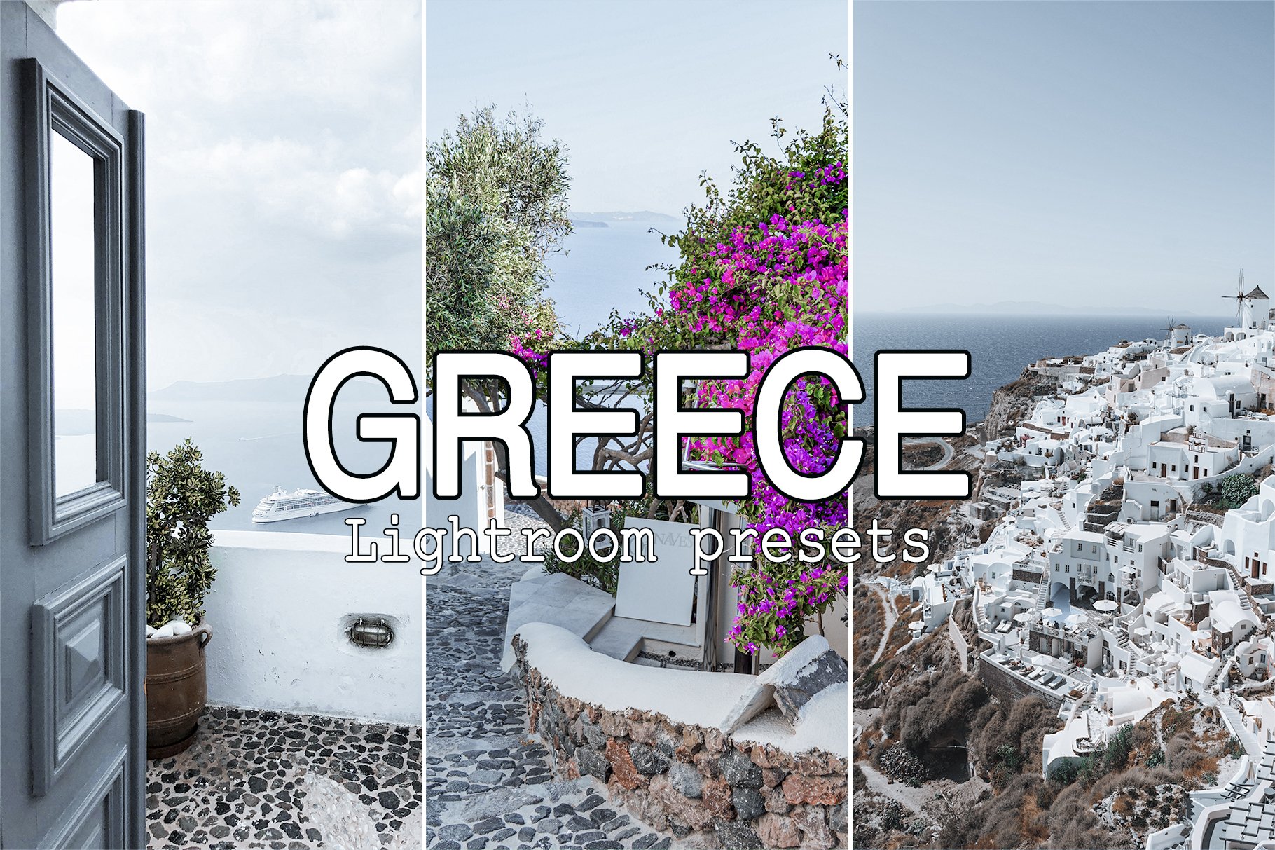 5 Greece Lightroom Mobile Presetscover image.