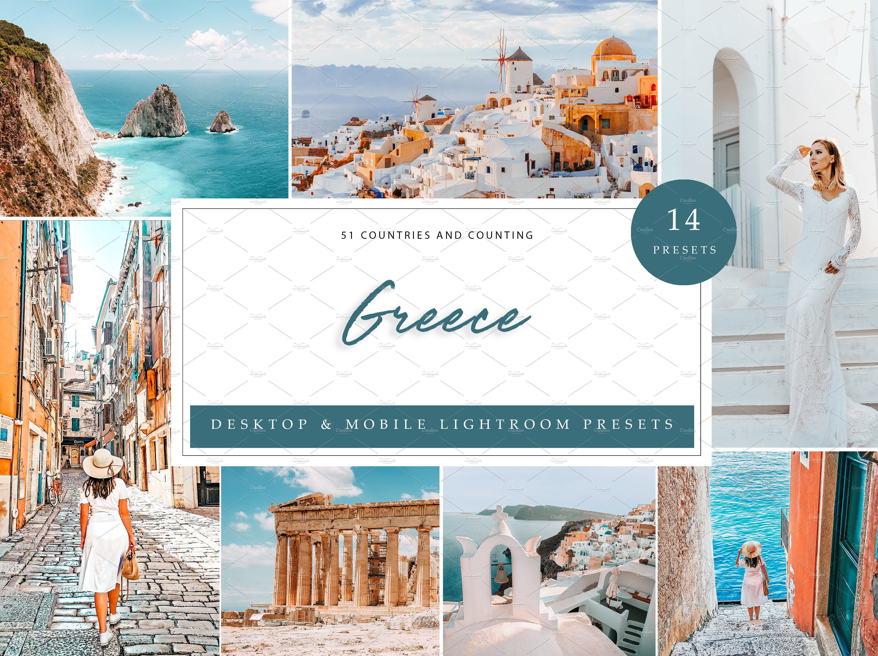 14 x Lightroom Presets, Greececover image.