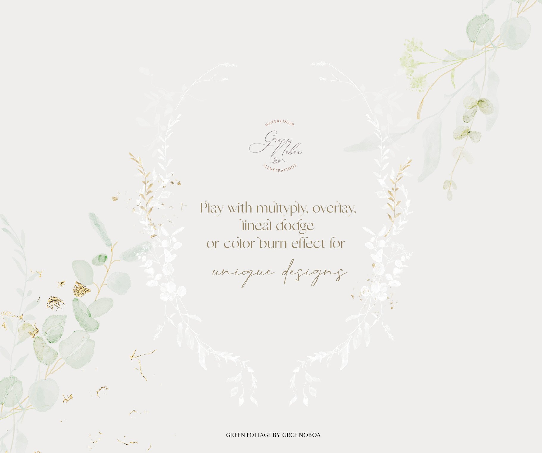 White background with a floral frame and a quote.