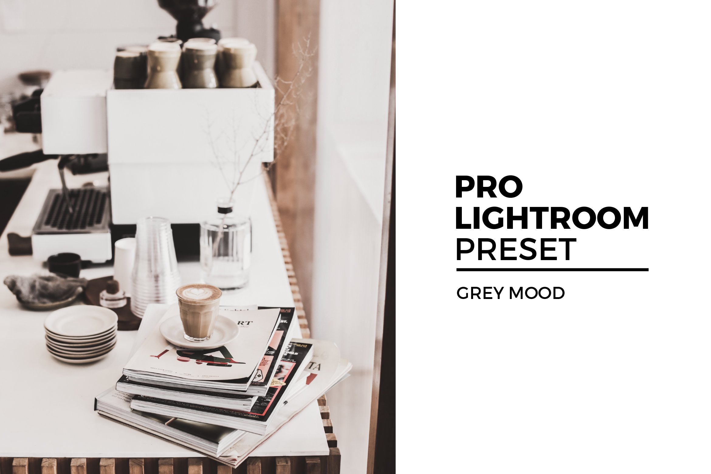 Grey Mood Lightroom Presetcover image.