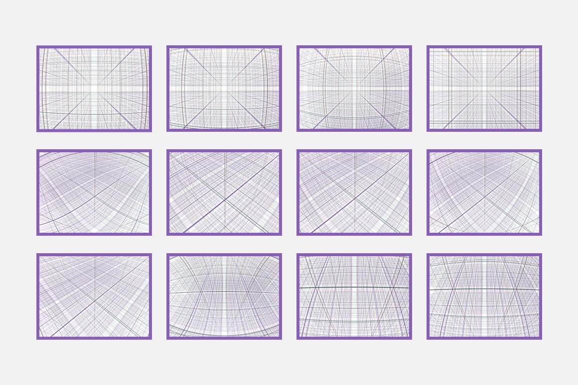4 point perspective grid