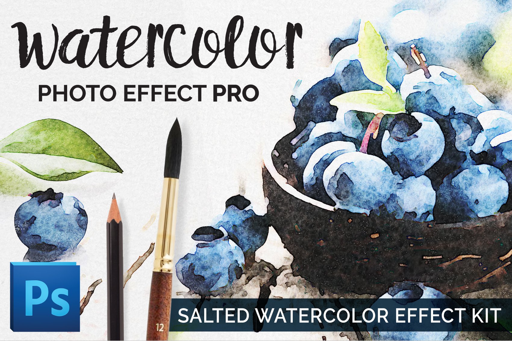 Watercolor Photo Effect - Saltedcover image.