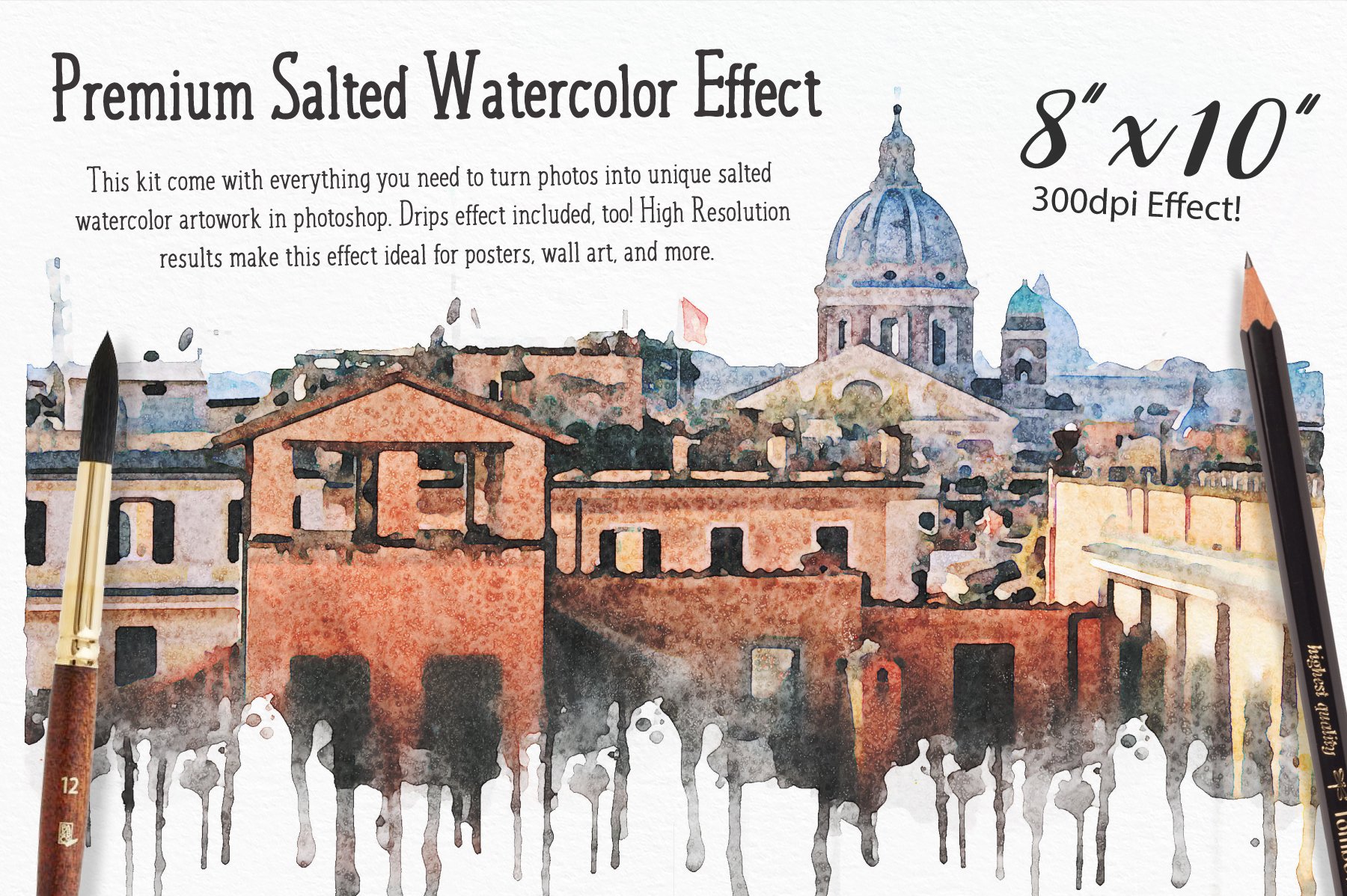 Watercolor Photo Effect - Saltedpreview image.