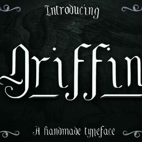 GRIFFIN, a Blackletter Typeface cover image.