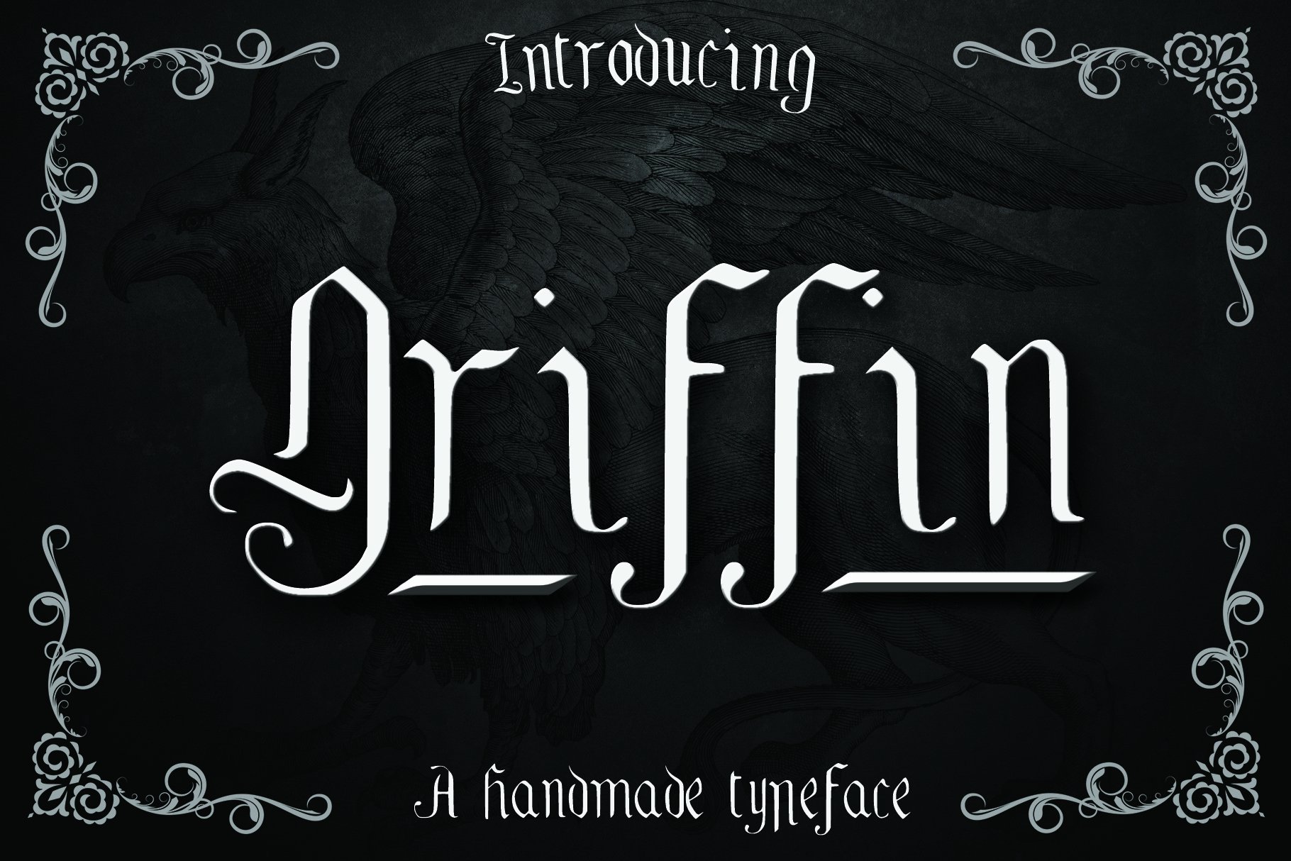 GRIFFIN, a Blackletter Typeface cover image.