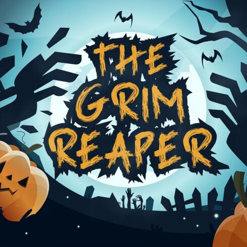 The Grim Reaper - Brush Font cover image.