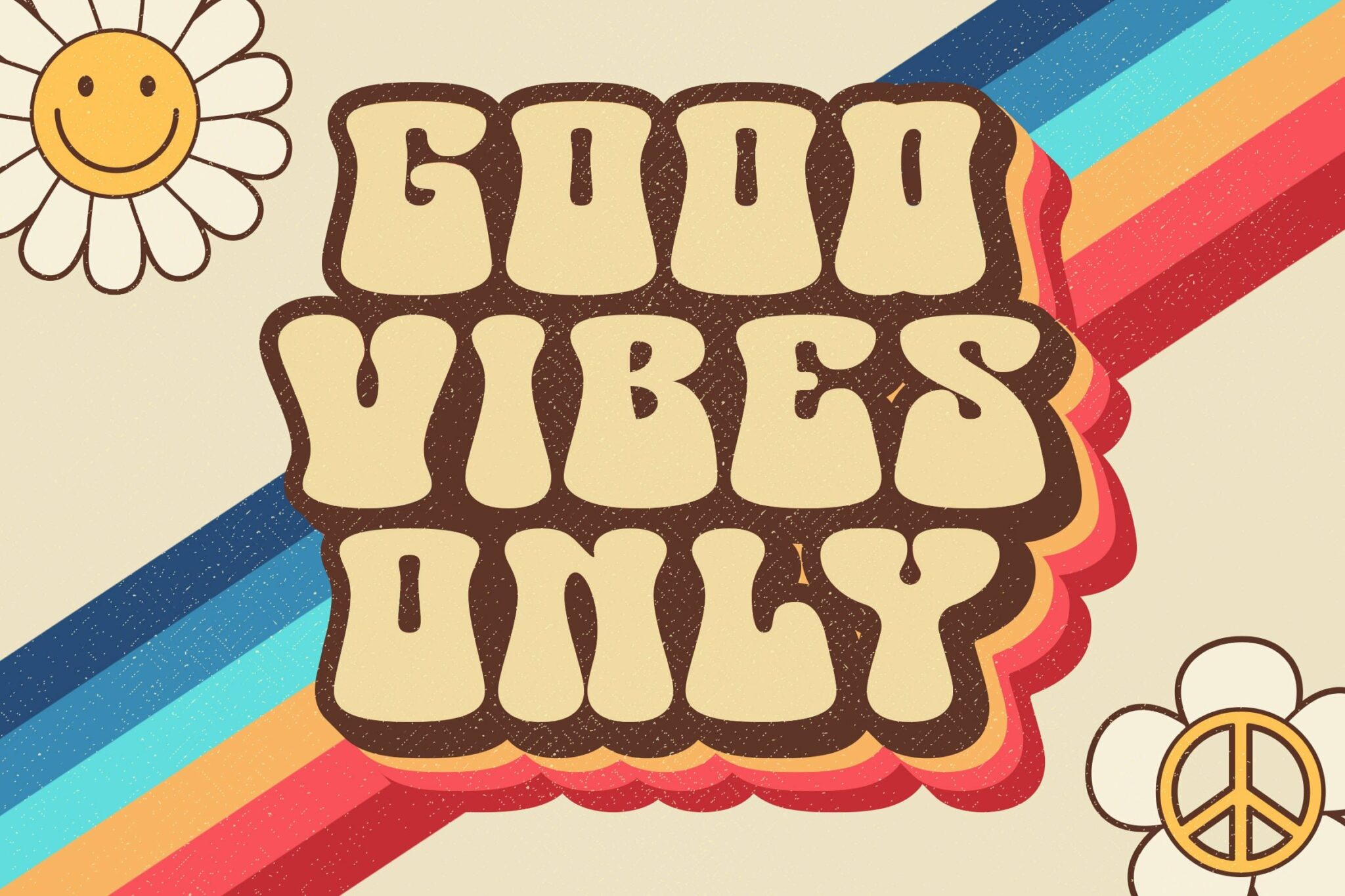 Groovy Beach a Retro Groovy Font – MasterBundles