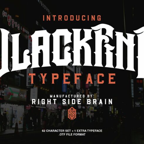 RSB VlackFink Typeface cover image.