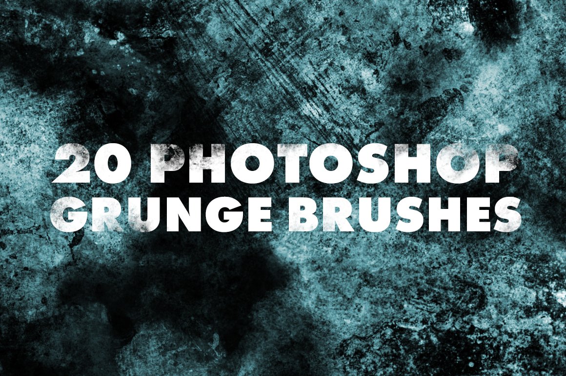 20 High Resolution Grunge Brushescover image.