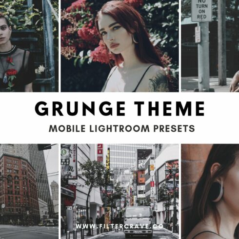 Grunge Lightroom Presets Instagramcover image.