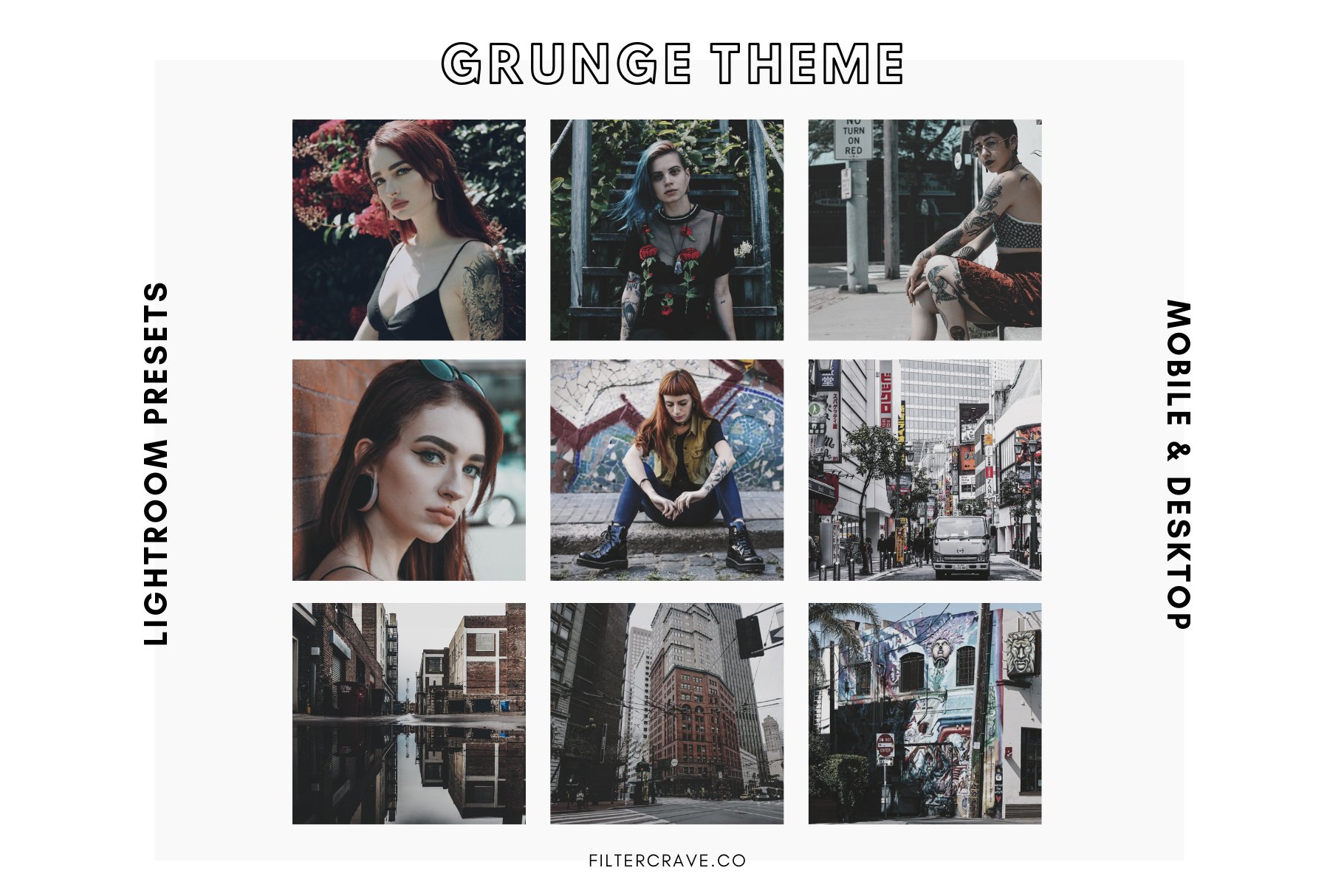 Grunge Lightroom Presets Instagrampreview image.