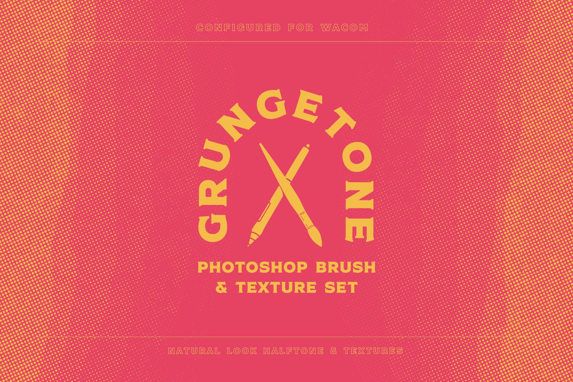 Grungetone - Halftone Brushescover image.