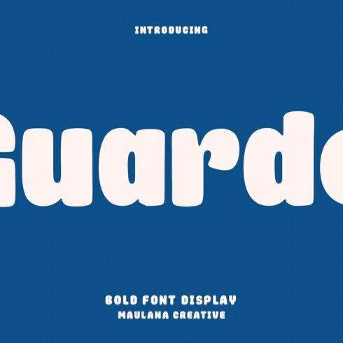Guardo Display Font cover image.
