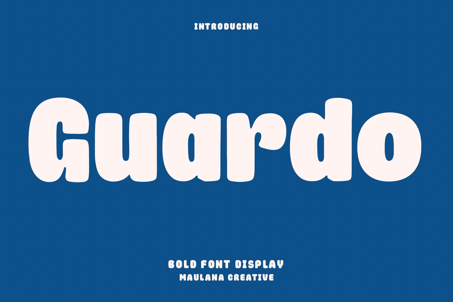 Guardo Display Font cover image.