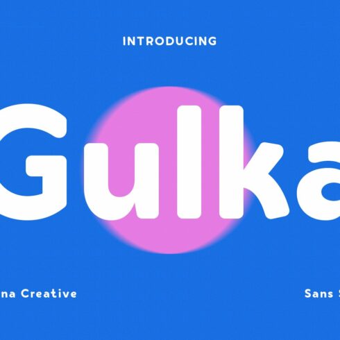 Gulka Sans Serif Font cover image.