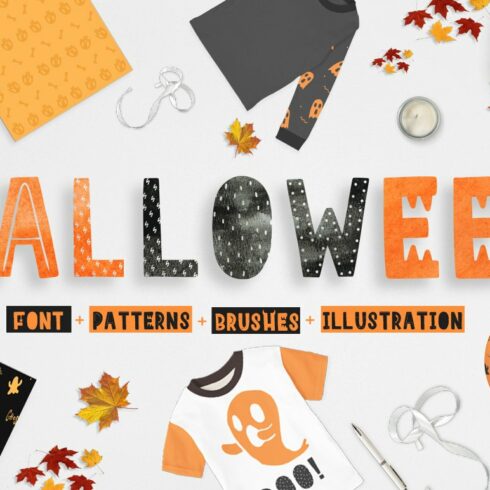 Ha-Halloween font + patterns + MORE! cover image.