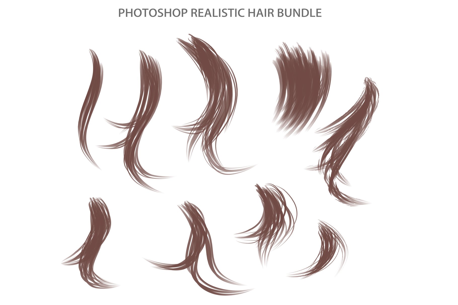 Photoshop Hair Bundle!preview image.