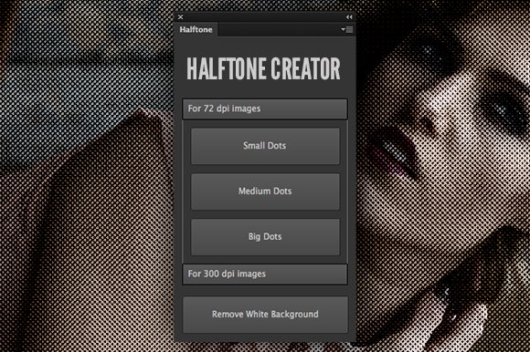 Halftone Creator Photoshop Plugincover image.