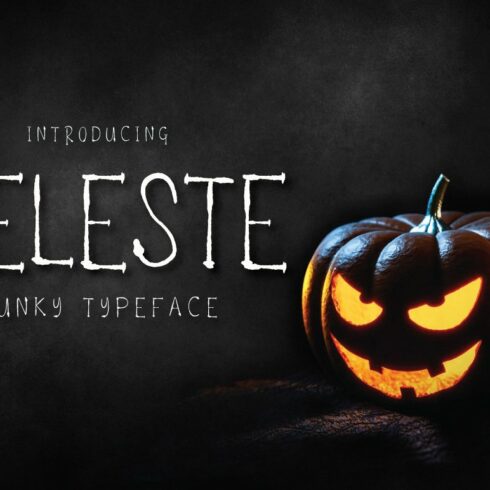 Celeste - Funky Typeface cover image.