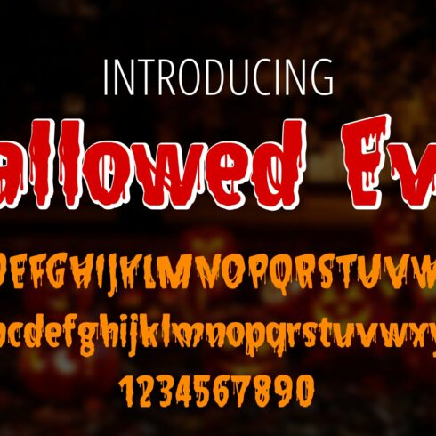 Hallowed Eve Font cover image.
