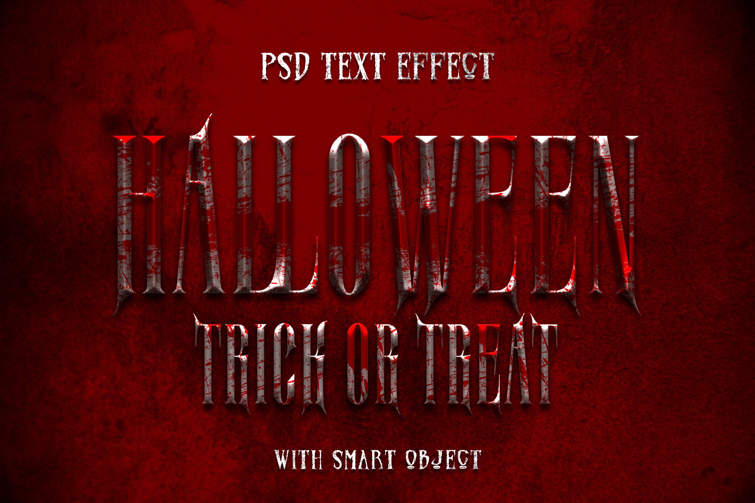 halloween trick or treat text effectcover image.