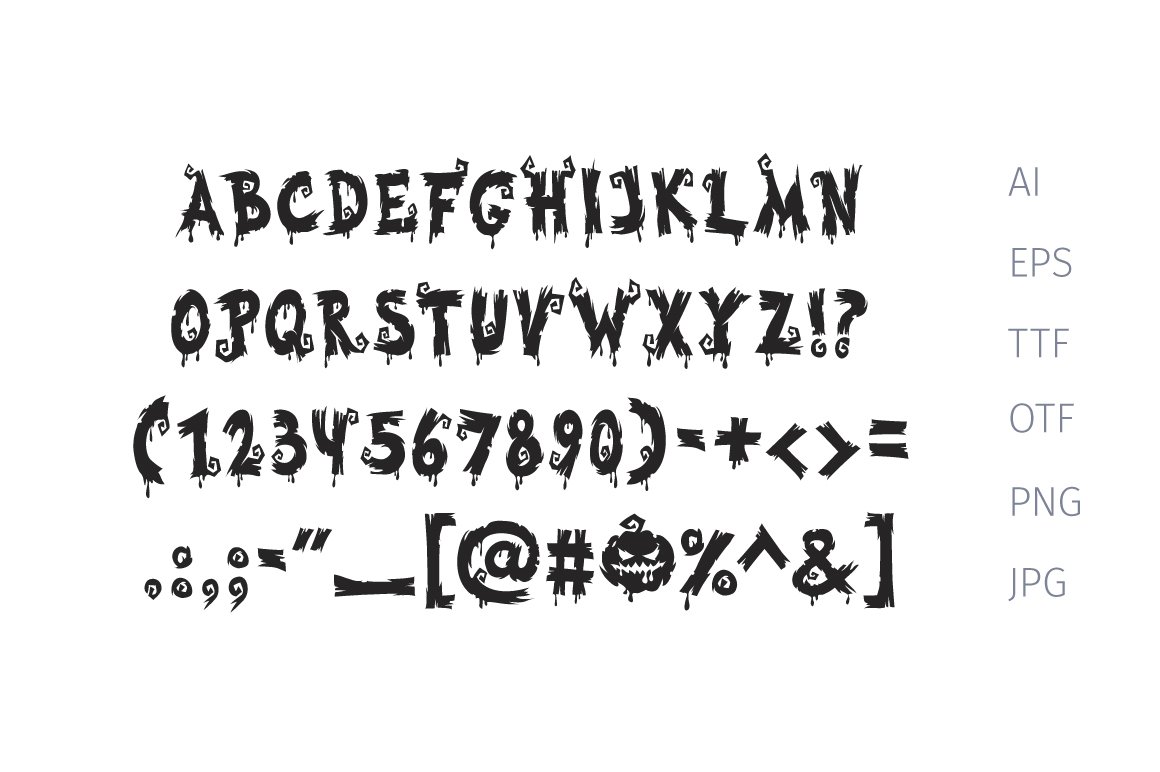 halloween font3 678