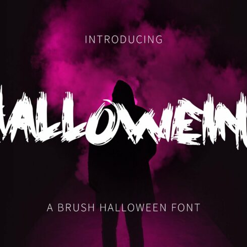 Halloweins - Brush Font cover image.