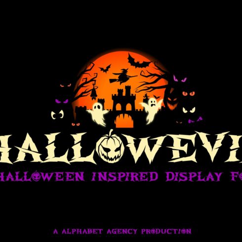 HALLOWEVIL FONT cover image.