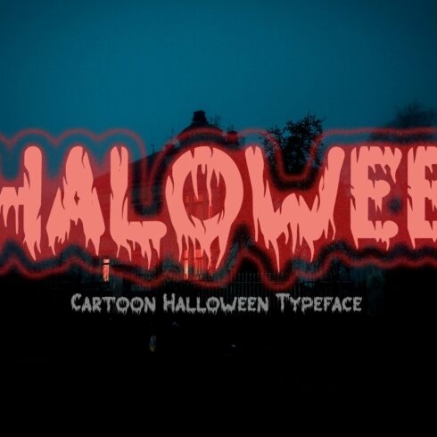 HALOWEE - Halloween Horror Font cover image.