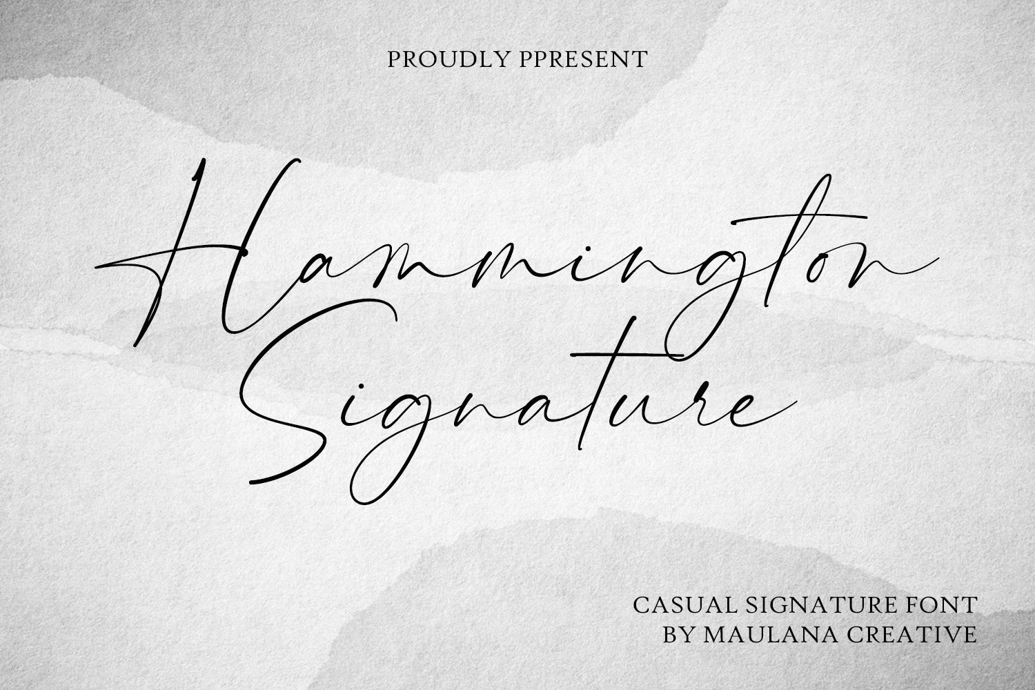 Hammington Casual Signature Script cover image.