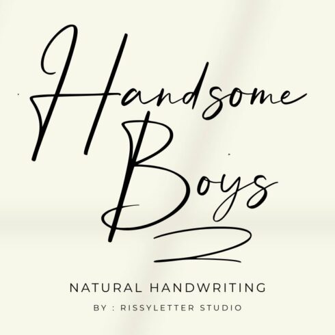 Handsome Boys | Natural Signature cover image.