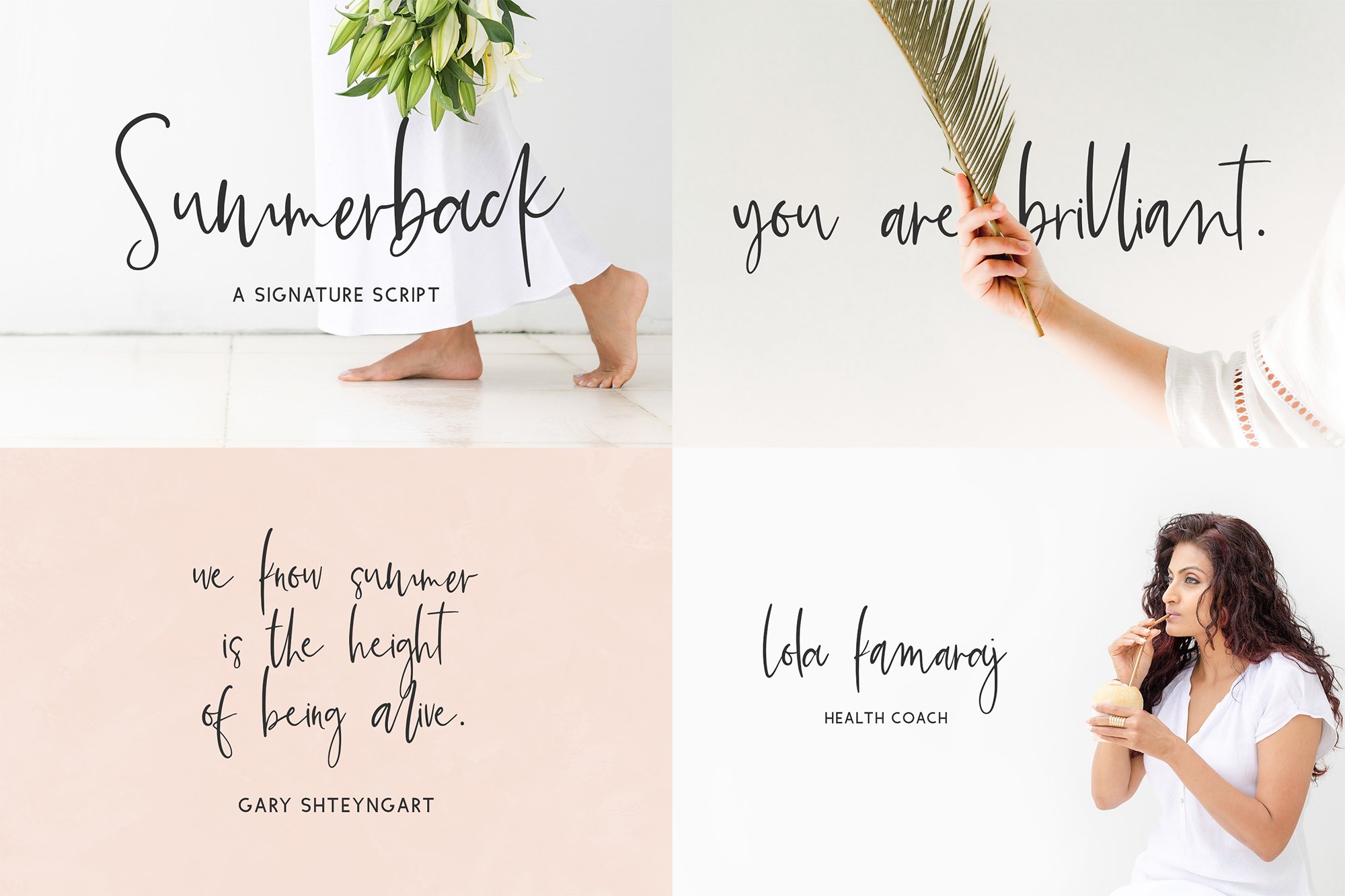 The Handwriting Font Bundle Volume 6 preview image.