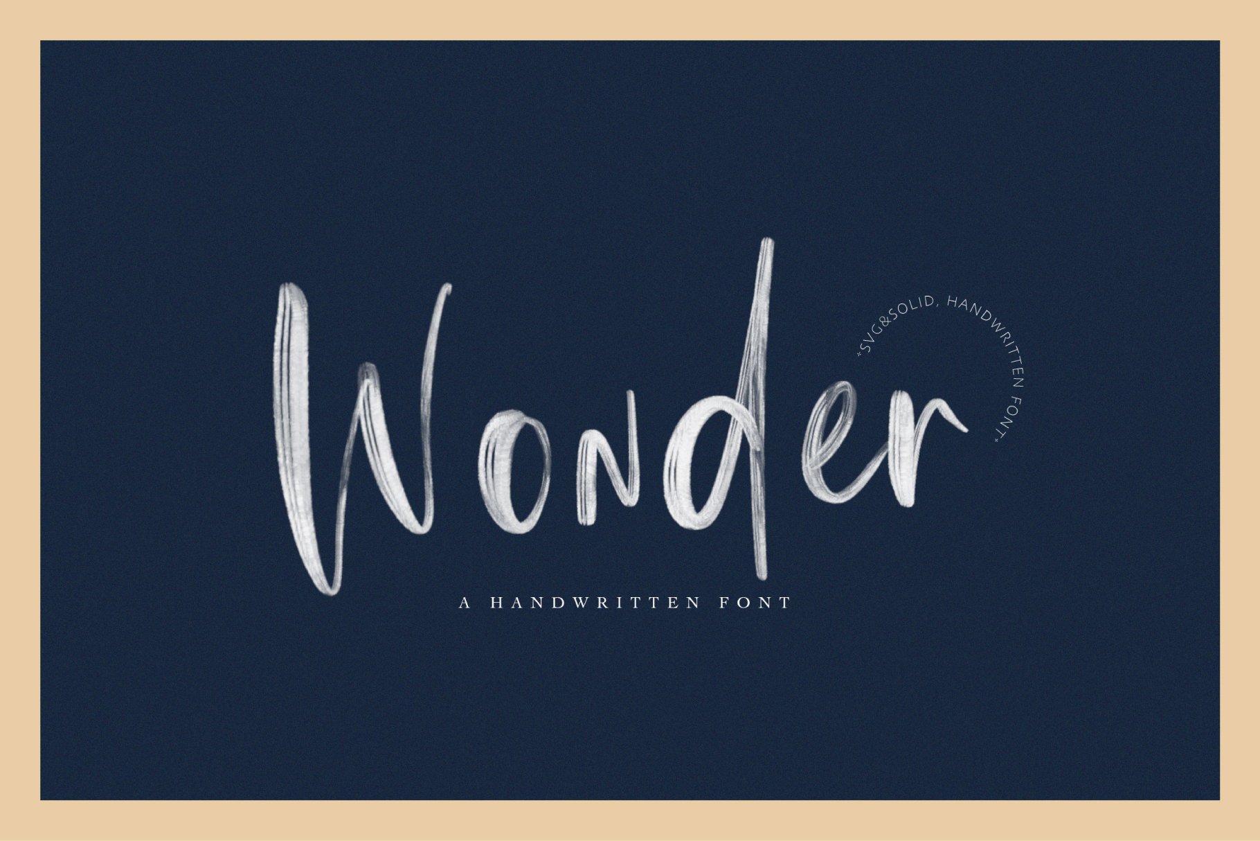 Wonder | SVG Font cover image.