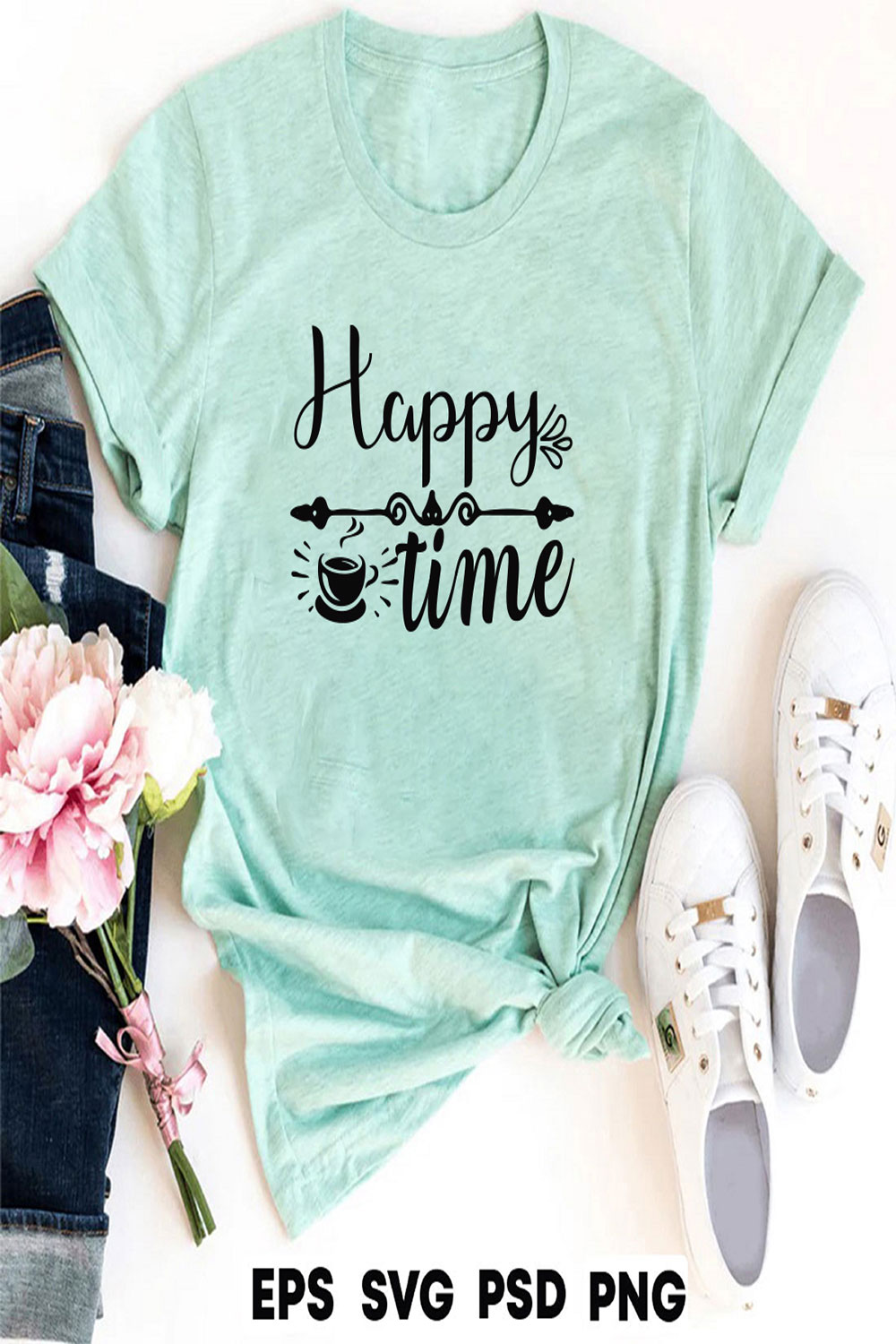 Happy Time pinterest preview image.