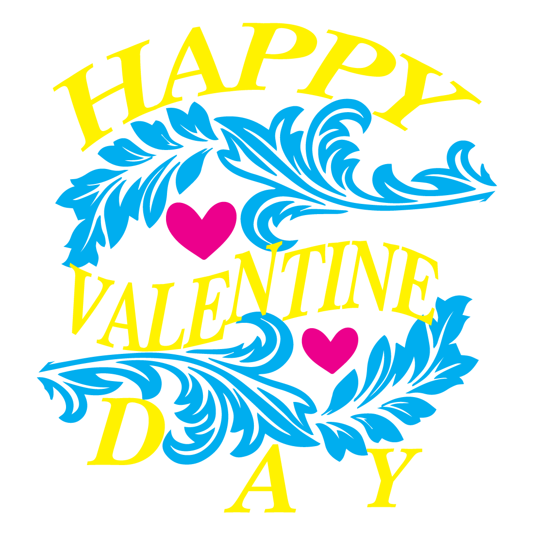 Happy Valentine\'s Day t-shirt best design 2023 Happy day preview image.