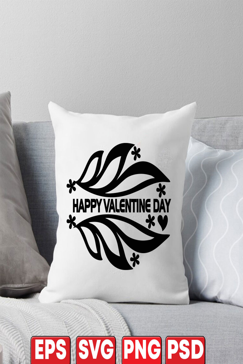 Happy-Valentine-Day pinterest preview image.