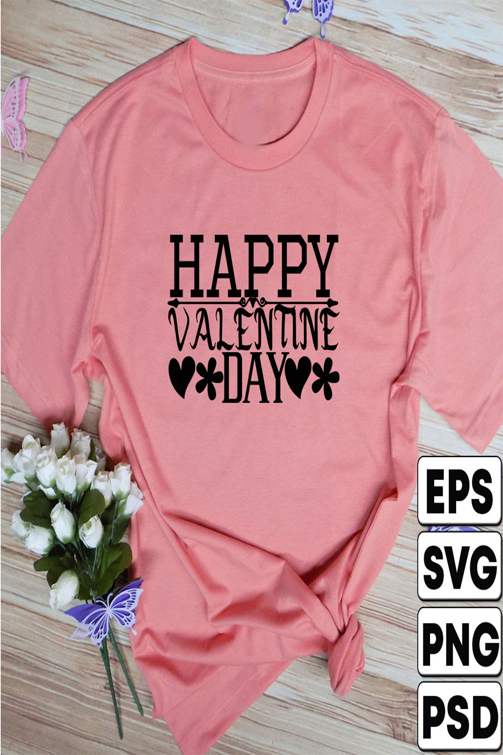 Happy-Valentine-Day pinterest preview image.